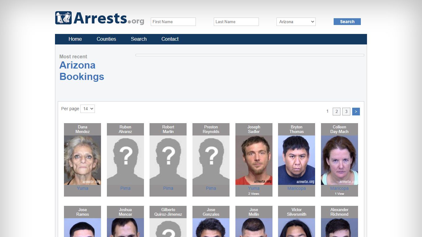 Arizona Arrests and Inmate Search